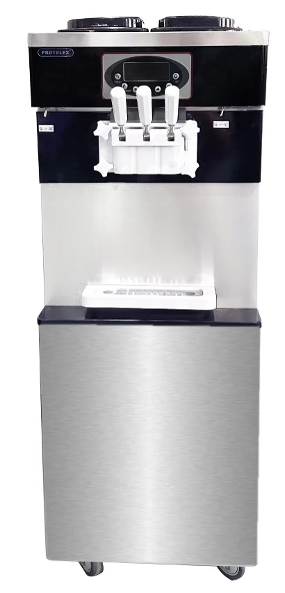 soft ice cream machine model black